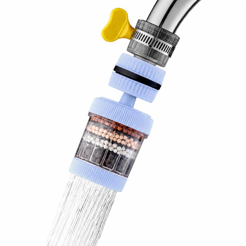 Filtraggio Acqua Pulita Filtro Rubinetto 6 Strati Girevole