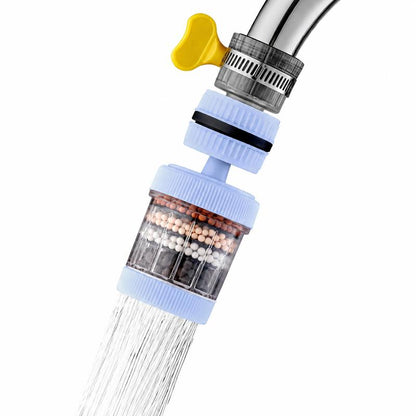 Filtraggio Acqua Pulita Filtro Rubinetto 6 Strati Girevole
