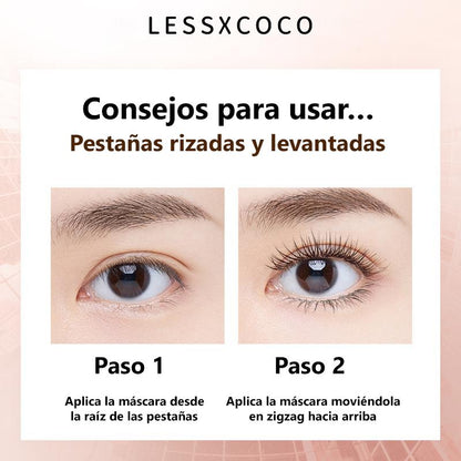 Lunga Durata Mascara Waterproof Effetto Ciglia Naturali Nero