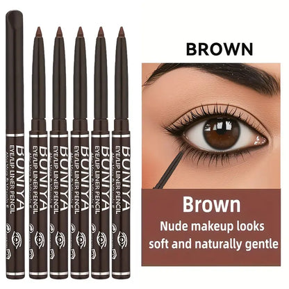 Lunga Tenuta Eyeliner Set Impermeabile Punta Spessa e Liscia