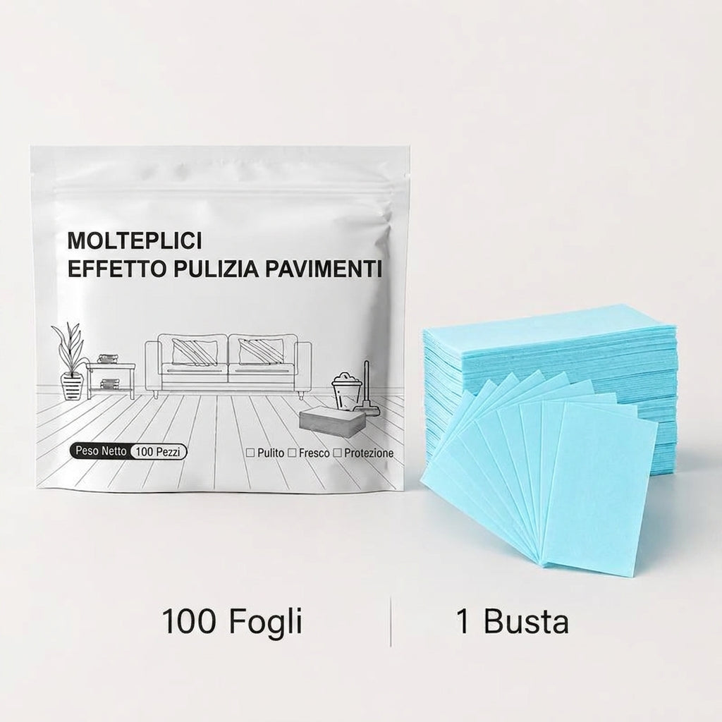 Confezione da 100 - Pulizia Profonda Multi-Superficie Compresse Antibatteriche