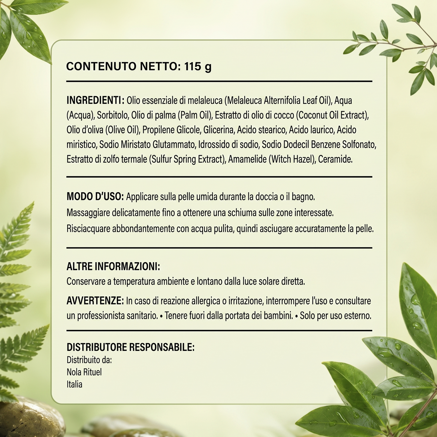 Nalé® Sapone Purificante Antimicotico