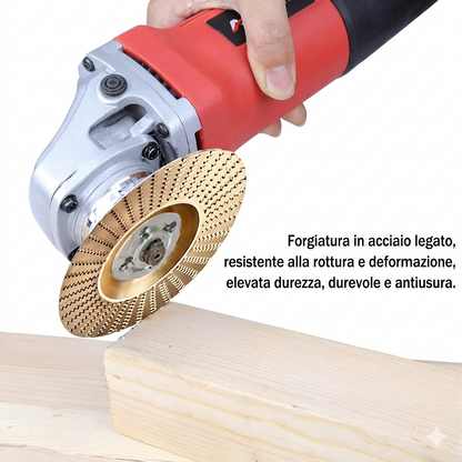 Confezione da 3 - Resistenti Dischi Abrasivi per Levigatrice Uso Legno e Metallo