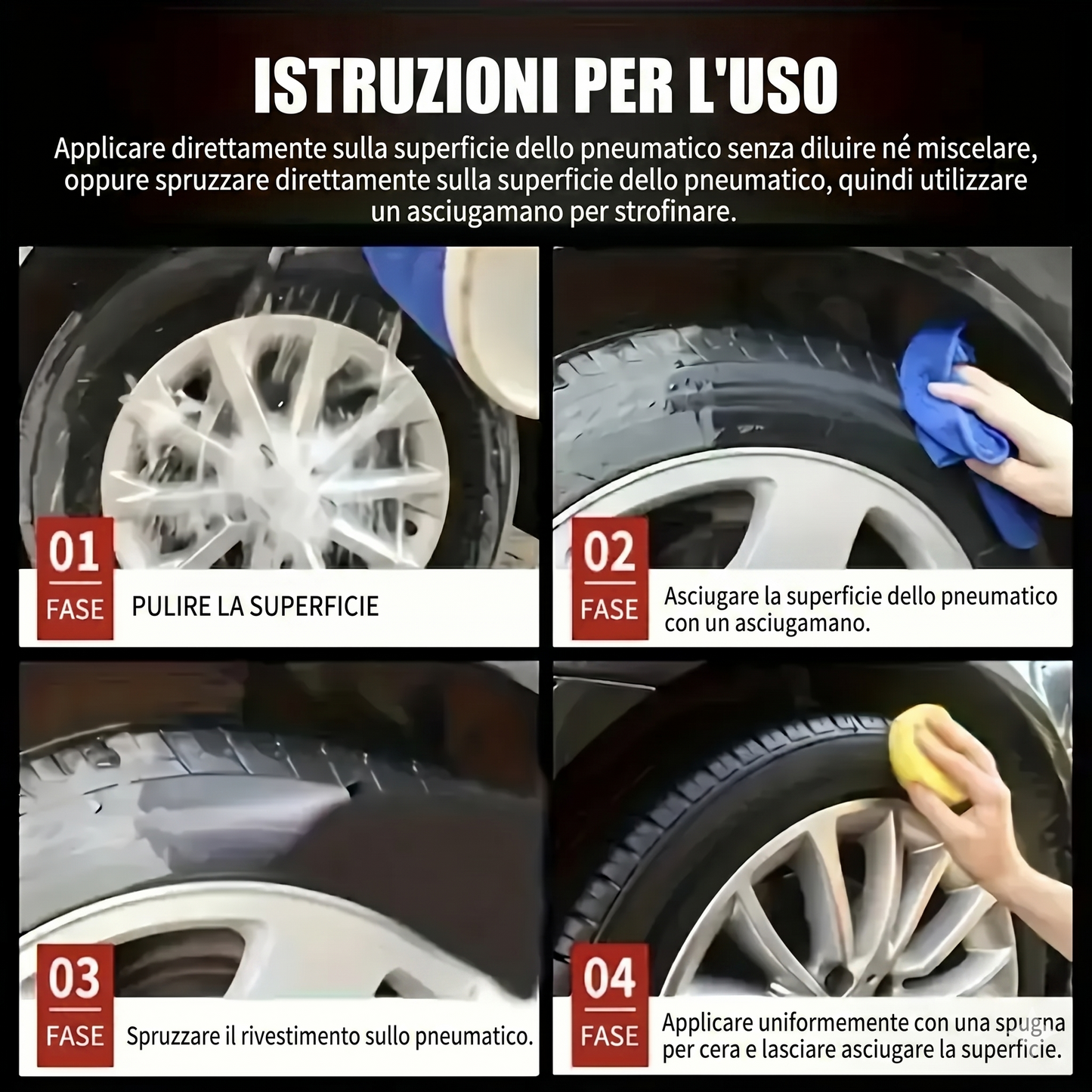 Protezione UV per Interni Auto Crema Rinnova con Lucidante Rapido