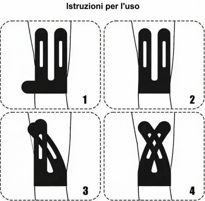 Supporto Istante Tape Kinesiologico Impermeabile e Traspirante