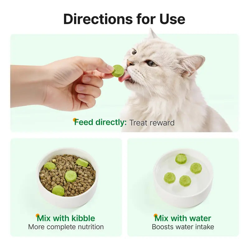 Controllo Palline di Pelo Snack per Gatti con Erba d'Orzo
