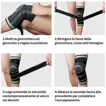 OFFERTA GRATUITA 1+1: Ginocchiera a compressione elastica