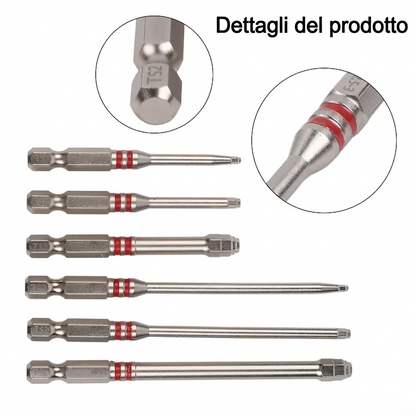 Precisione e Versatilità Set Punte Avvitatore con Asta Magnetica