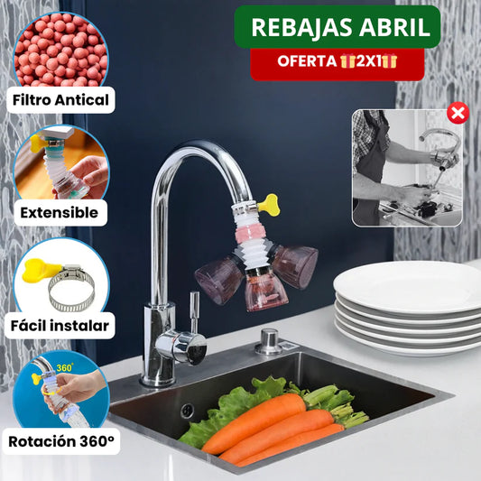 Prolunga per filtro antispruzzo | AquaFlex™