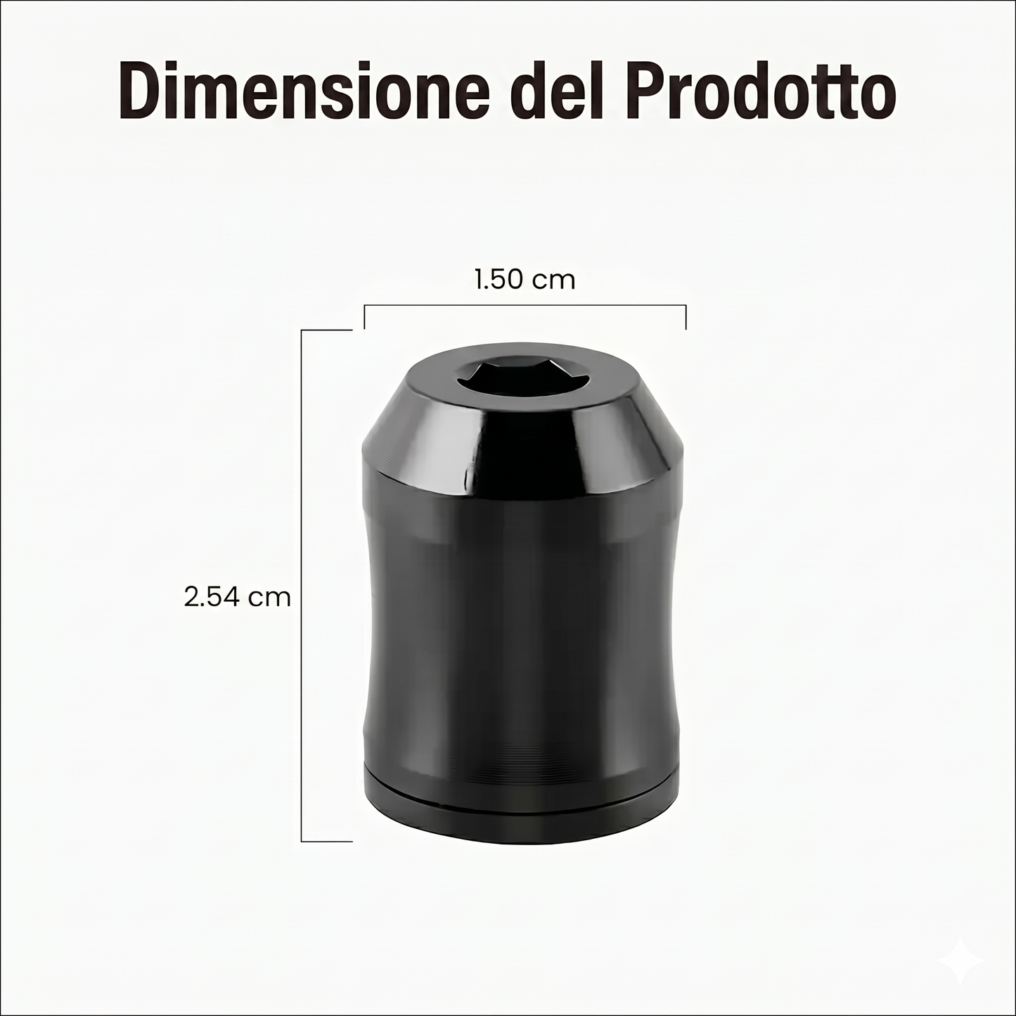 (Confezione da 2) - Anello magnetico universale per viti (6,35 mm / 1/4") – Massima forza di tenuta per punte da cacciavite e trapano