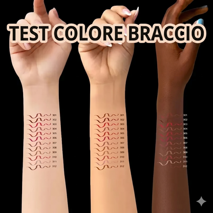 Set di 12 matite labbra opache - Colorazione facile