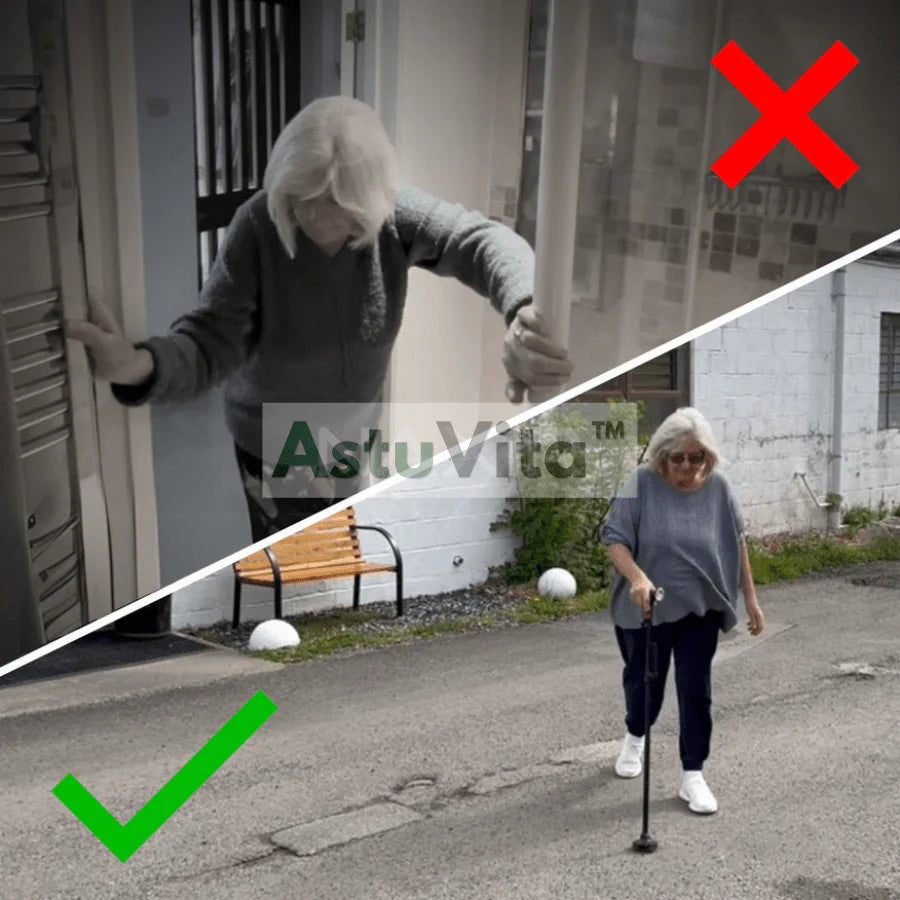 Il bastone che ti aiuta ad alzarti in piedi da solo e a camminare senza paura di cadere.