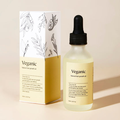 Olio naturale per la crescita dei capelli