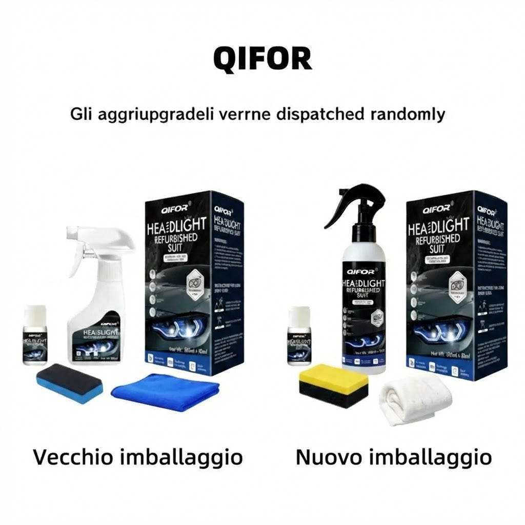 Liquido per il ripristino dei fari - Rivestimento cristallino
