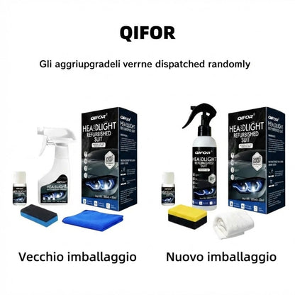 Liquido per il ripristino dei fari - Rivestimento cristallino