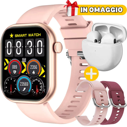 PALAMOT WATCH GT10 + 2 Cinturini + Cuffie Wireless Air20 IN OMAGGIO🎁