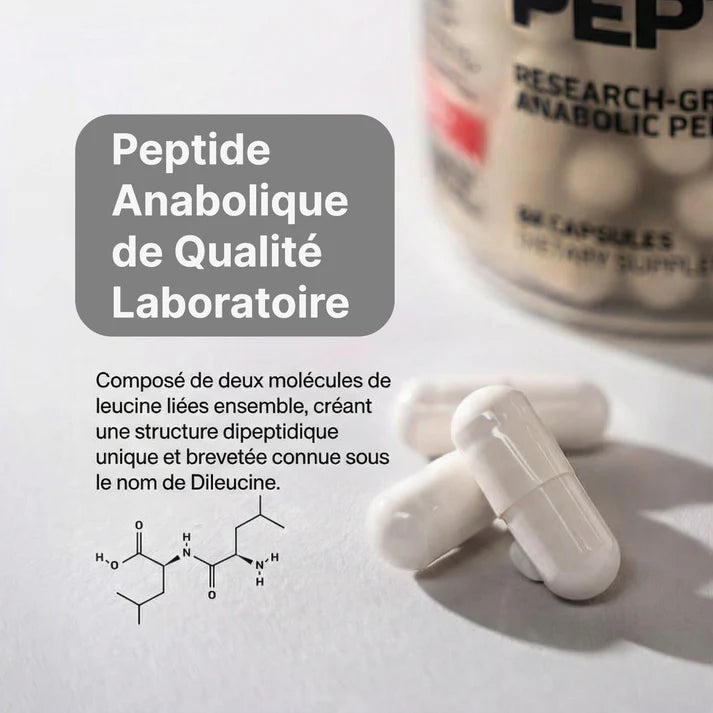 Dileucina, peptide muscolare 185 - 84 capsule