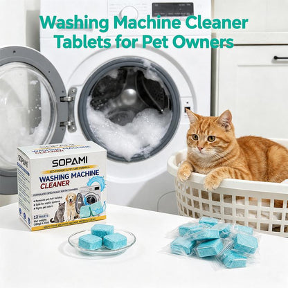 Neutralizza Odori Pulitore Lavatrice Pet-Friendly 12 Compresse
