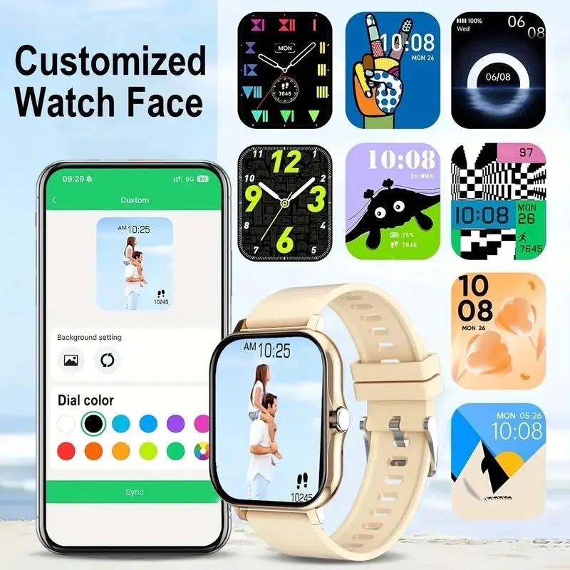 Monitoraggio Attività Smartwatch Touch Screen 1.83" IP68