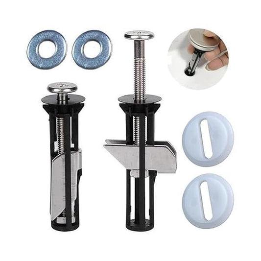 Confezione da 4 - Installazione Facile Kit Bulloni Universali per Sedile WC