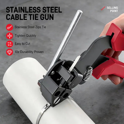 Fissaggio Resistente Kit Pistola Cavi Acciaio Inox 304 UV