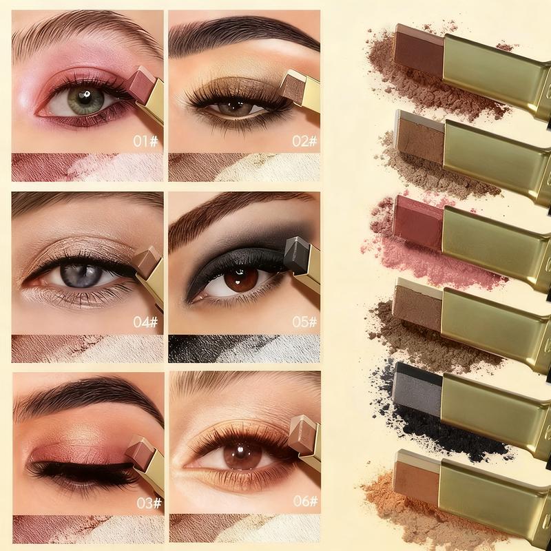 Trucco Occhi Matte Doppio Colore Stick Waterproof Lunga Tenuta