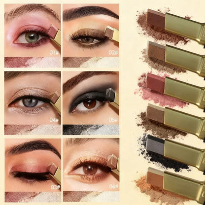 Trucco Occhi Matte Doppio Colore Stick Waterproof Lunga Tenuta