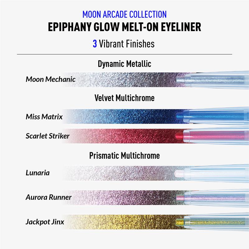 Eyeliner Glow Melt-On Resistente All'Acqua Effetto Multicromatico