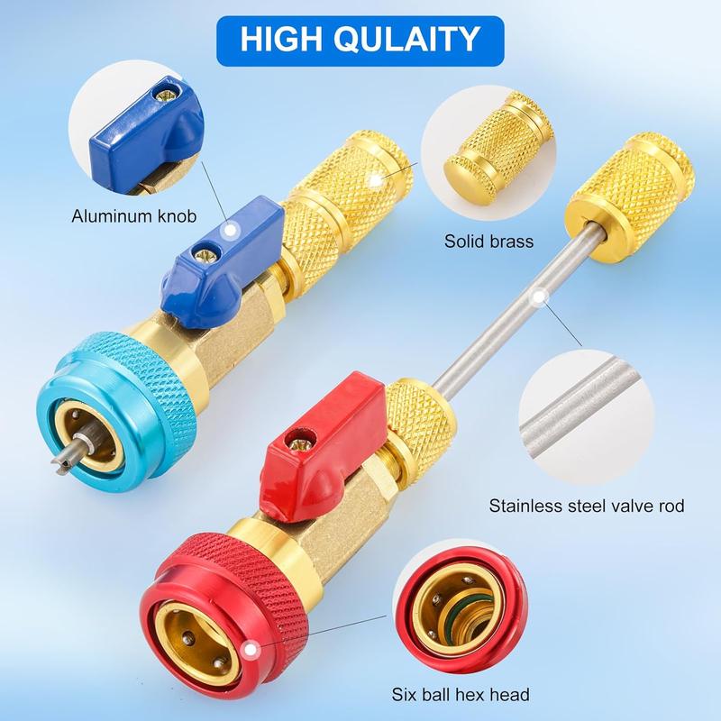 Manutenzione Rapida Valvola R134A Kit Strumenti per Auto