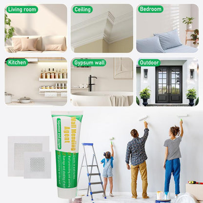 Riparazione Pareti Kit Completo con Spatola e Carta Vetrata