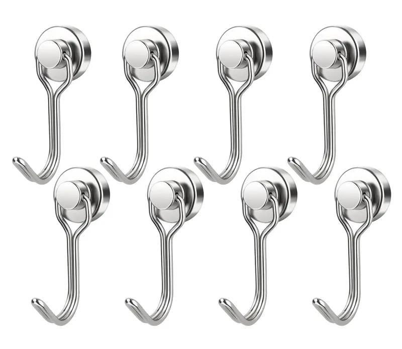 Organizzazione Salvaspazio Ganci Magnetici Resistenti 30LBS 8