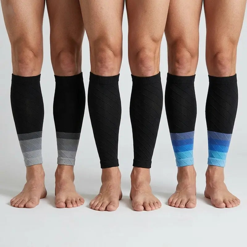 Supporto Regolabile Compressione Gambe Morbido Antiscivolo 3 Paia