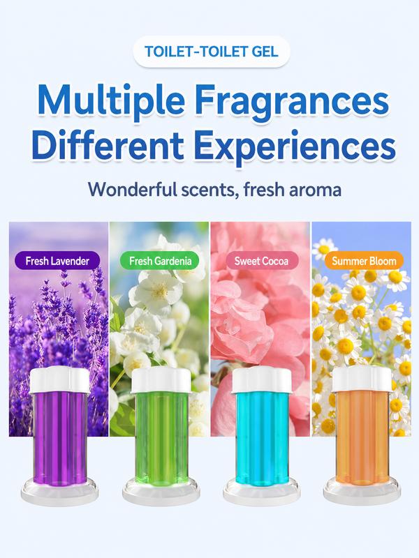 Deodorante per WC Gel a Doppio Colore con Profumo Duraturo
