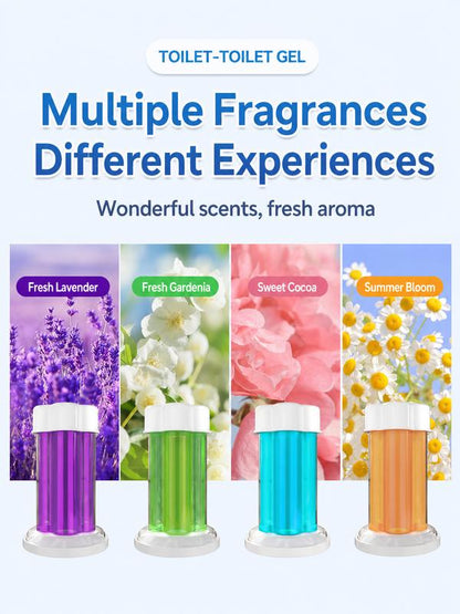Deodorante per WC Gel a Doppio Colore con Profumo Duraturo