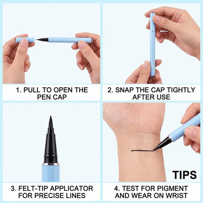 Eyeliner Waterproof Leggero Lunga Tenuta Texture Setosa