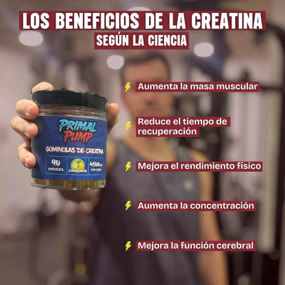Gommose di Creatina Monoidrato – Integratore per Forza Muscolare ed Energia