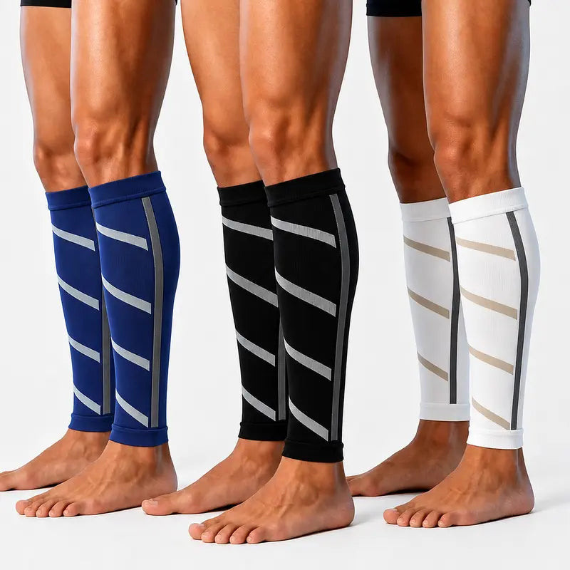 Supporto Regolabile Compressione Gambe Morbido Antiscivolo 3 Paia