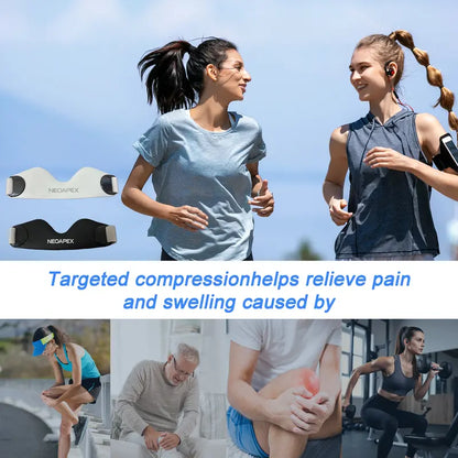 Supporto Ginocchio Patellare con Fascia per Dolore e Lesioni