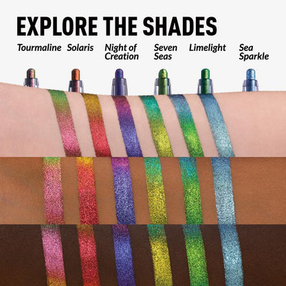 Eyeliner Glow Melt-On Resistente All'Acqua Effetto Multicromatico