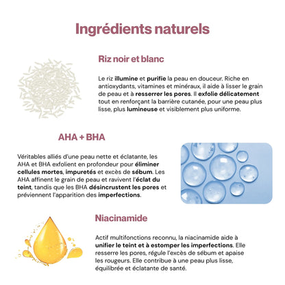 Pori Affinati e Pelle Purificata con Esfoliante al Riso Coreano