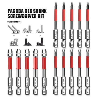 Set Cacciaviti Magnetici con Punta Esagonale per Viti Varie