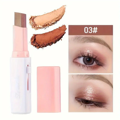 (Confezione da 6) - Illuminante Ombretto Stick Bicolore Lunga Durata Waterproof