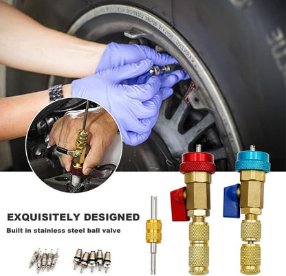Manutenzione Rapida Valvola R134A Kit Strumenti per Auto