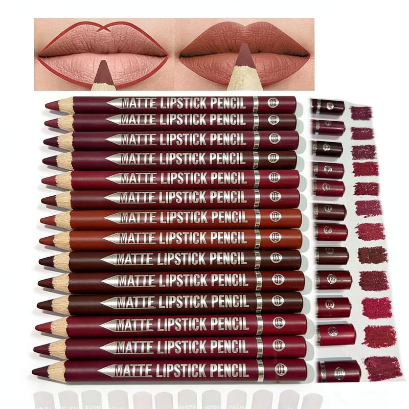 Confezione da 12 - Trucco Labbra Waterproof Matita Contorno Preciso Lunga Durata