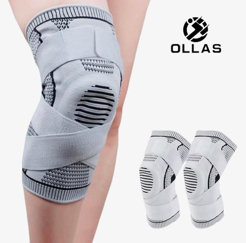 Supporto Compressivo per Ginocchia con Doppio Bracciale Sportivo