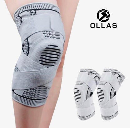 Supporto Compressivo per Ginocchia con Doppio Bracciale Sportivo