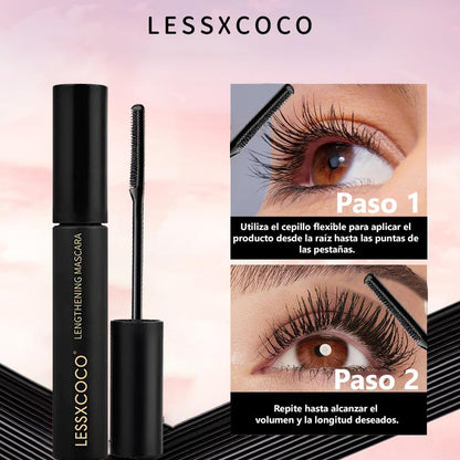 Lunga Durata Mascara Waterproof Effetto Ciglia Naturali Nero
