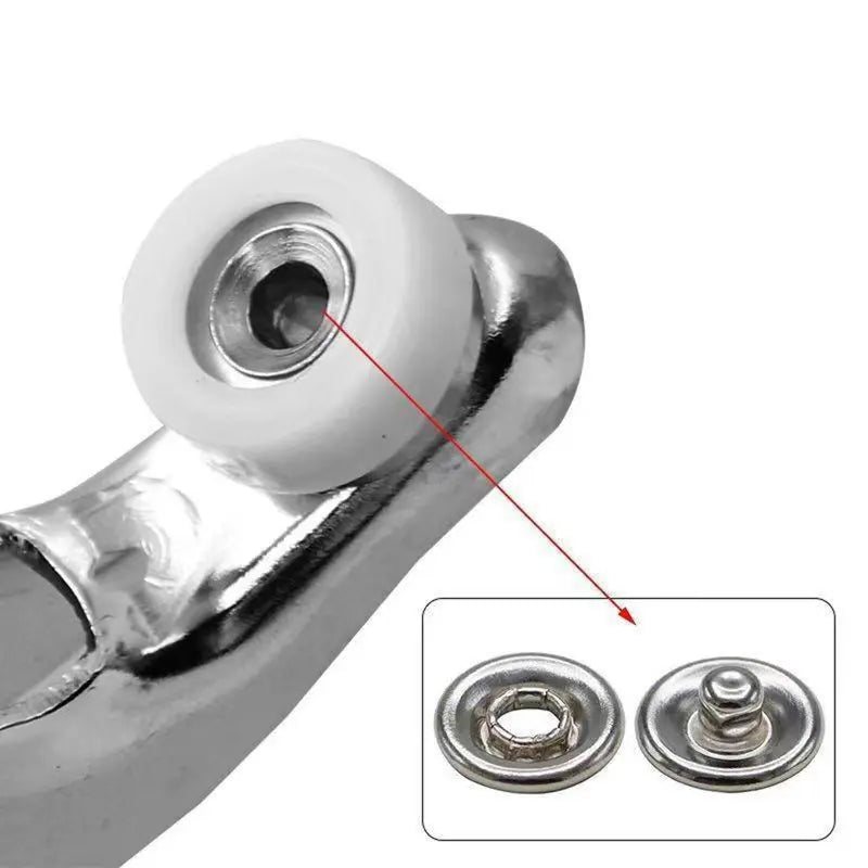 Accessori Cucito Completi Kit con 100 Fibbia Invisibili Colorate