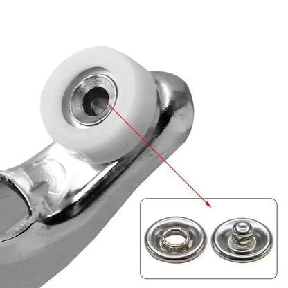 Accessori Cucito Completi Kit con 100 Fibbia Invisibili Colorate