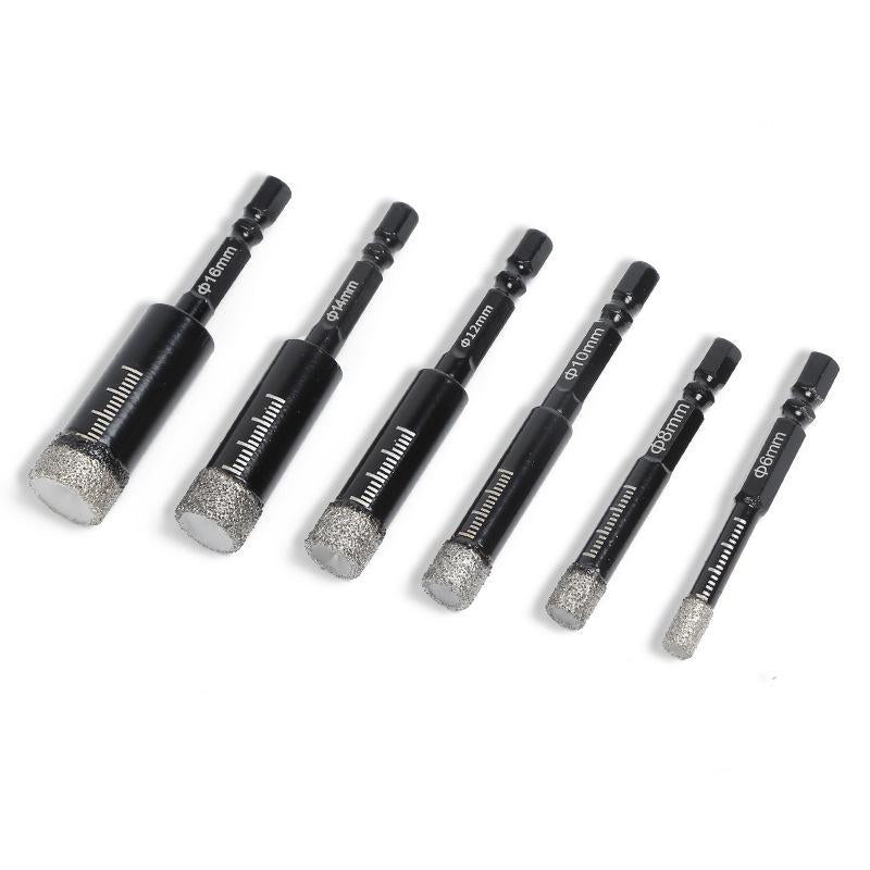 Precisione di Foratura Set Punte Diamante per Ceramica e Pietra